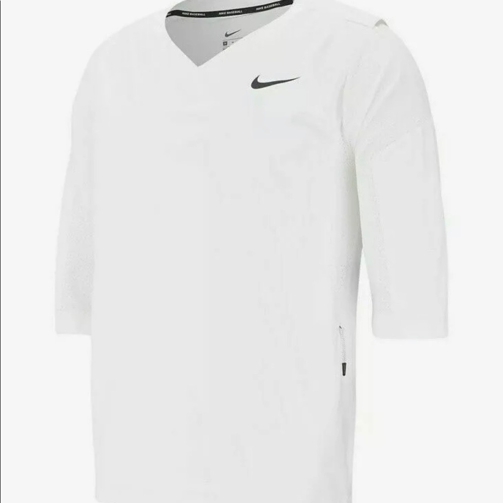 Nike Mens Baseball Pullover 3/4 Sleeve Hot Jacket